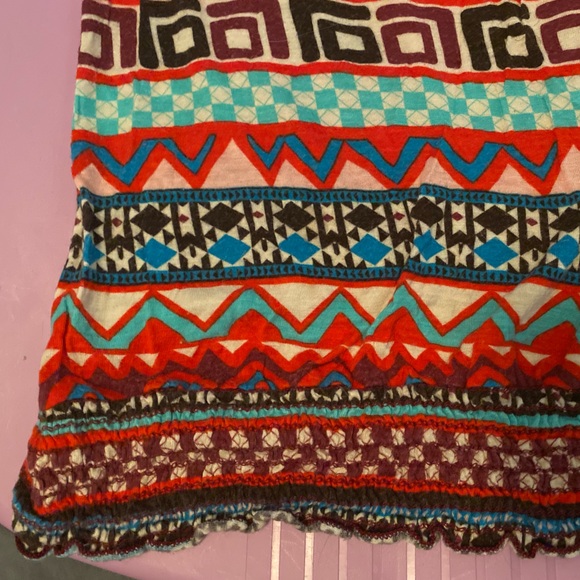 Aztec Print Y2K Tank Top - Picture 1 of 5